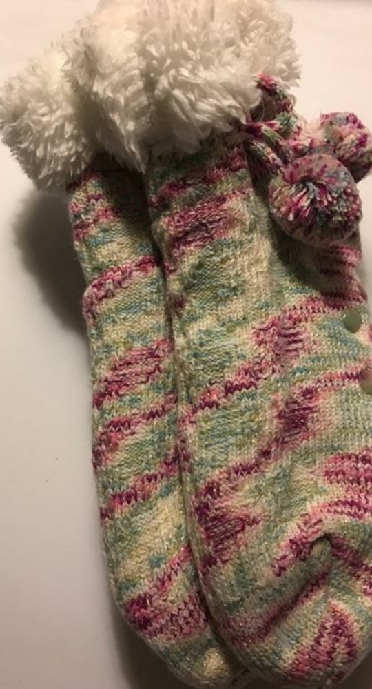 Girls Non Skid Slipper Socks